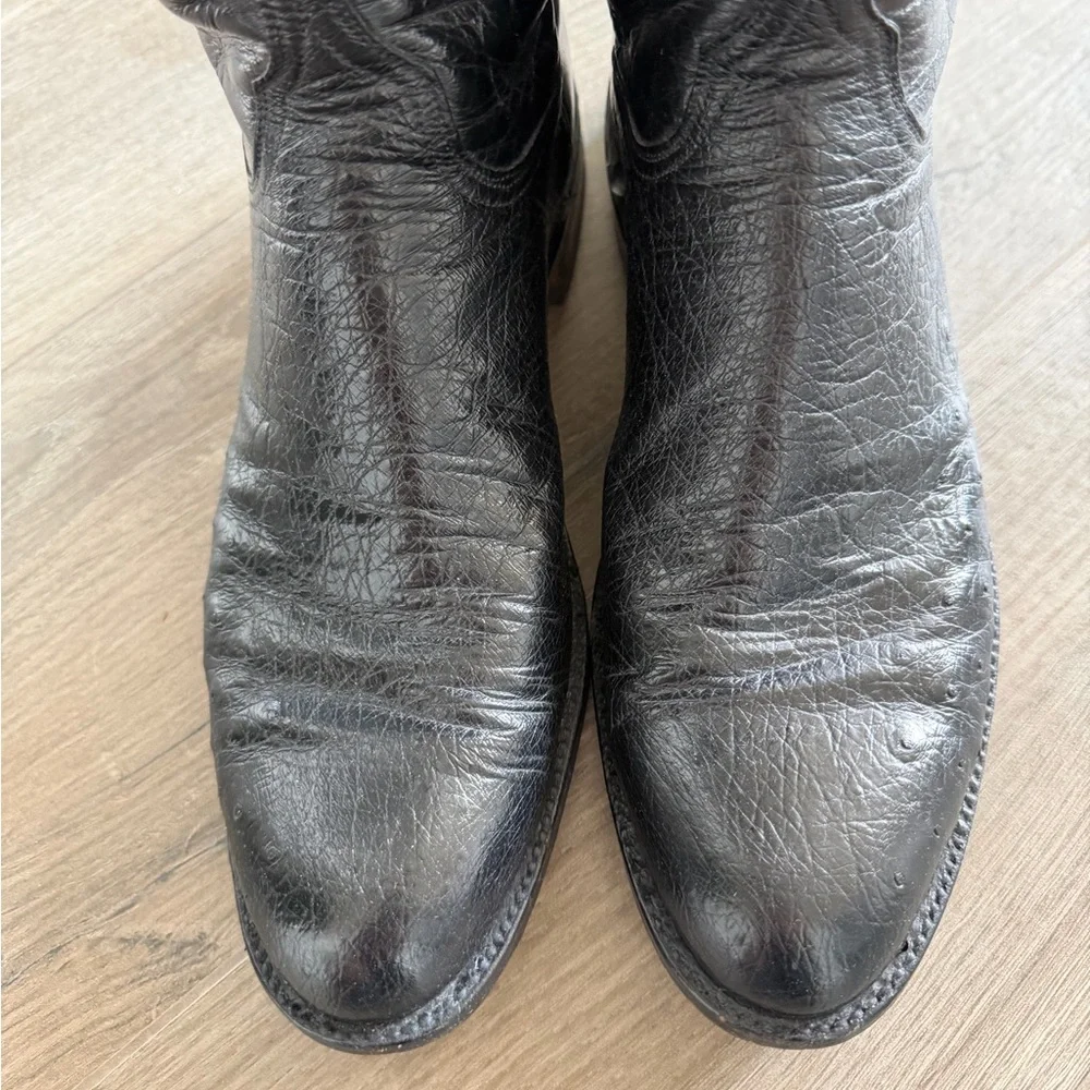 Lucchese smooth ostrich